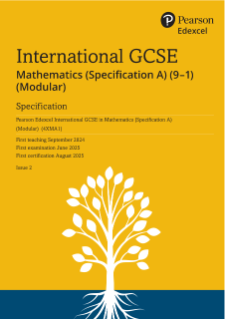 International GCSE in Mathematics (Specification A) (Modular) (4XMA1) Specification
